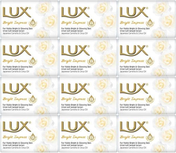 Lux Sabun 80GR Bright Impress (Etkileyici Parlaklık) (12 Li Set) - Image 1