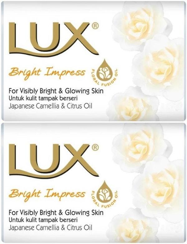 Lux Sabun 80GR Bright Impress (Etkileyici Parlaklık) (2 Li Set) - Image 1
