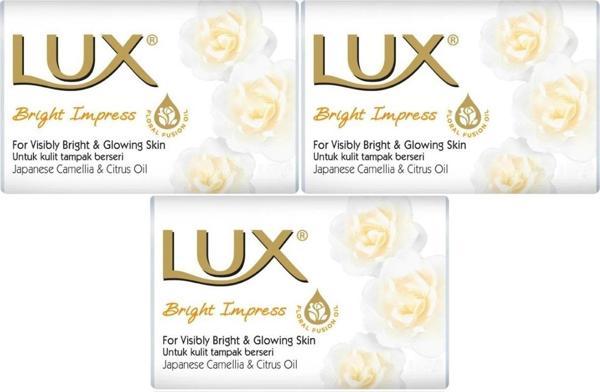 Lux Sabun 80GR Bright Impress (Etkileyici Parlaklık) (3 Lü Set) - Image 1