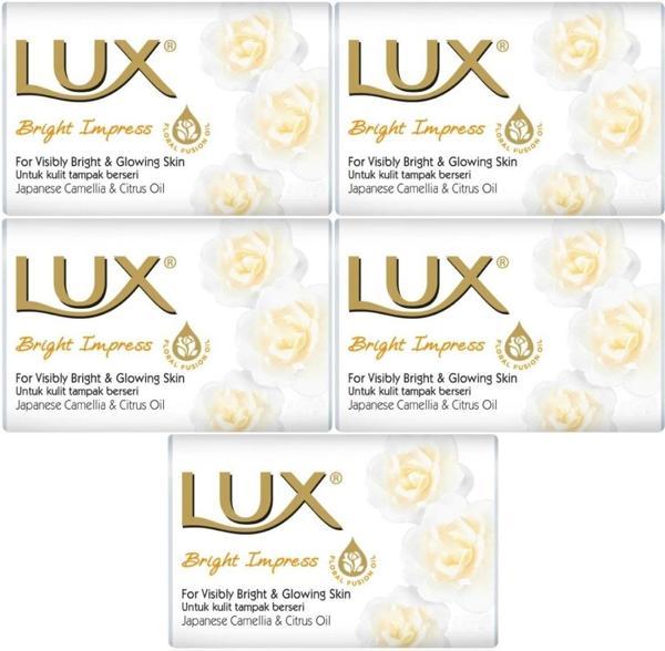 Lux Sabun 80GR Bright Impress (Etkileyici Parlaklık) (5 Li Set) - Image 1