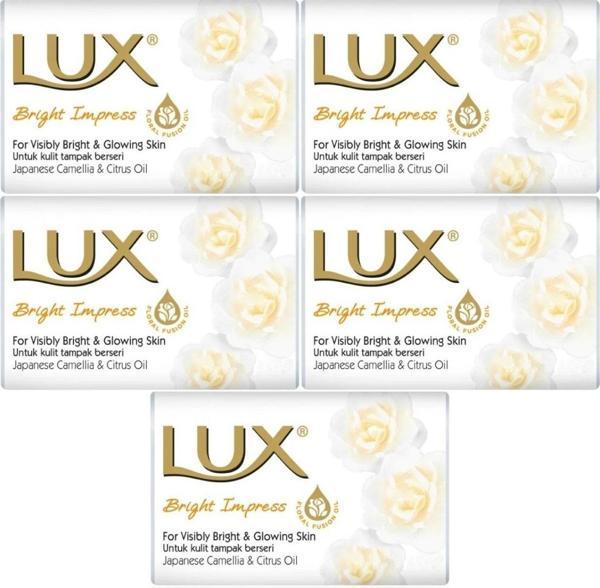 Lux Sabun 80GR Bright Impress (Etkileyici Parlaklık) (5 Li Set) - Image 1
