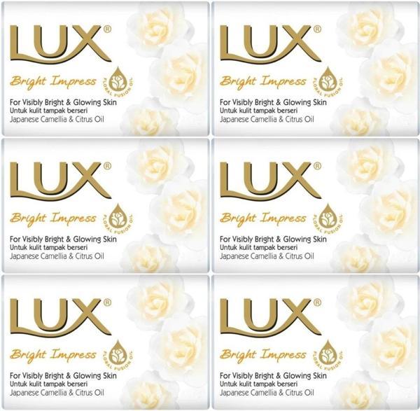 Lux Sabun 80GR Bright Impress (Etkileyici Parlaklık) (6 Lı Set) - Image 1
