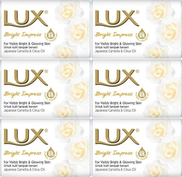 Lux Sabun 80GR Bright Impress (Etkileyici Parlaklık) (6 Lı Set) - Image 1