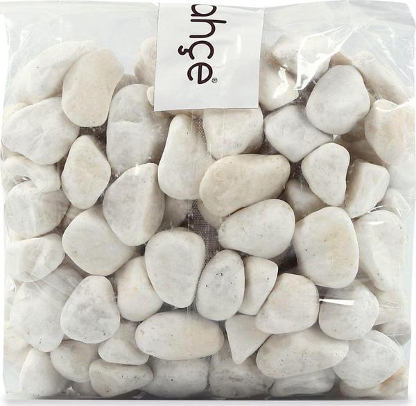İyibahçe Beyaz Dolomit Taş 1 Kg 4-6 Cm Bahçe Peyzaj Süs Taşı Saksı Teraryum Akvaryum Taş - Image 1