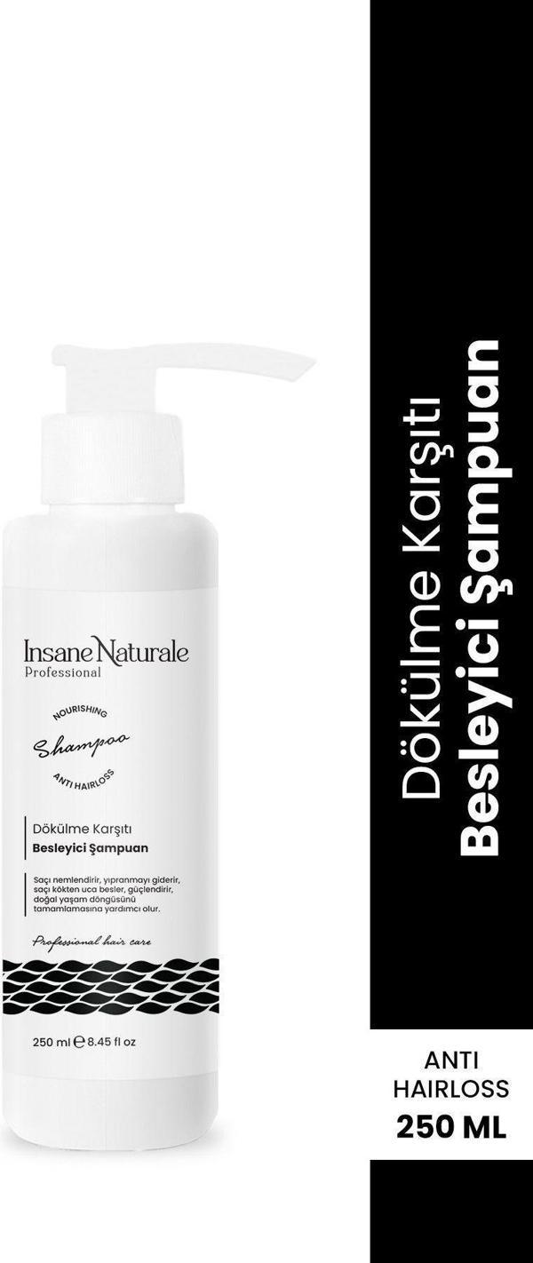 Insane Naturale Dökülme Karşıtı Besleyici Şampuan 250 Ml - Image 1