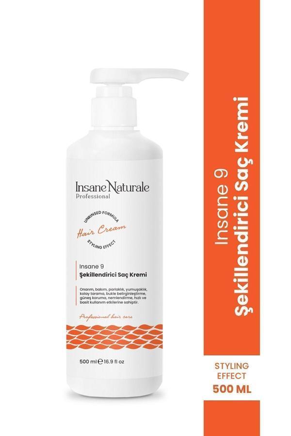 Insane Naturale Saç Şekillendirici, Bukle Belirginleştirici Saç Bakım Ve Onarım Kremi 500 Ml - Image 1