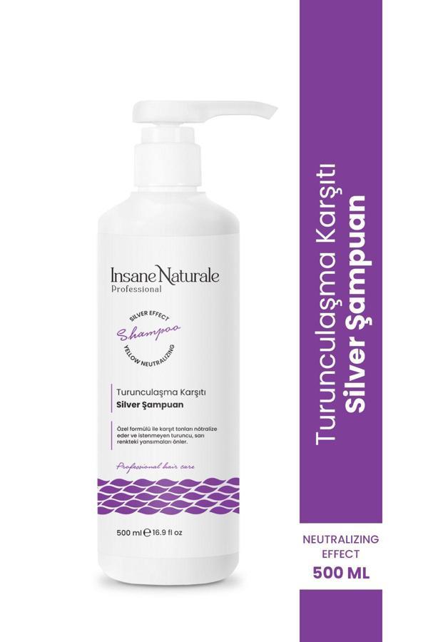 Insane Naturale Turunculaşma Karşıtı Mor Şampuan (Silver Şampuan) 500 Ml - Image 1