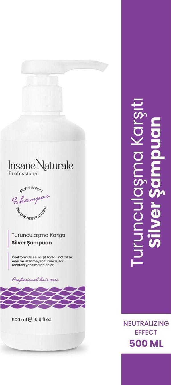 Insane Naturale Turunculaşma Karşıtı Mor Şampuan (Silver Şampuan) 500 Ml - Image 1