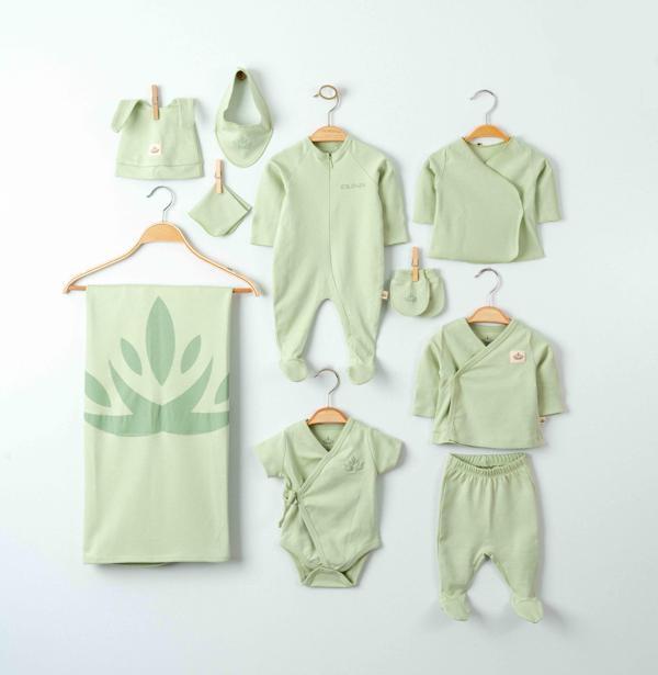 ORGANİK BASIC ONLU SET Yeşil - Image 1