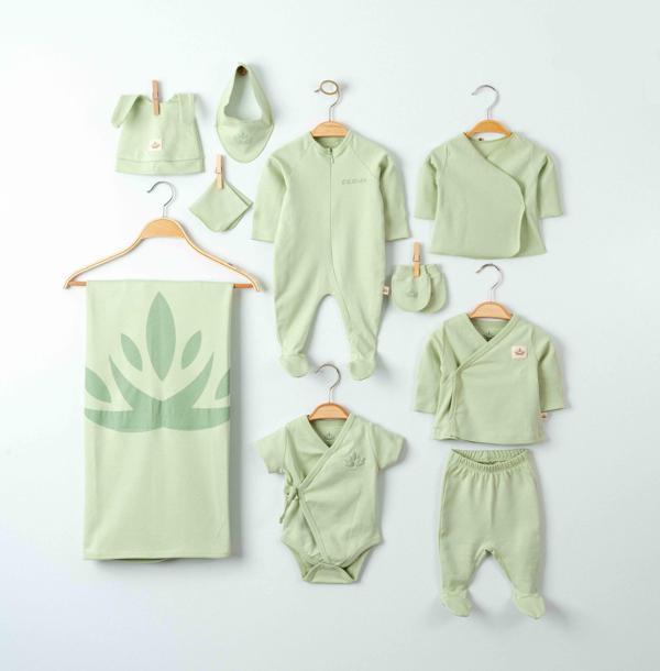 ORGANİK BASIC ONLU SET Yeşil - Image 1