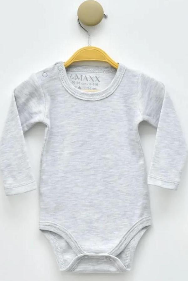 LOVEMAXX UNISEX UZUN KOL ZIBIN Gri - Image 1