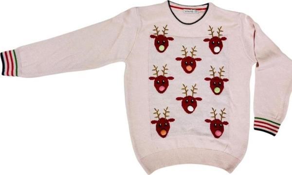 ÇOK GEYİKLİ KAZAK Pembe - Image 1