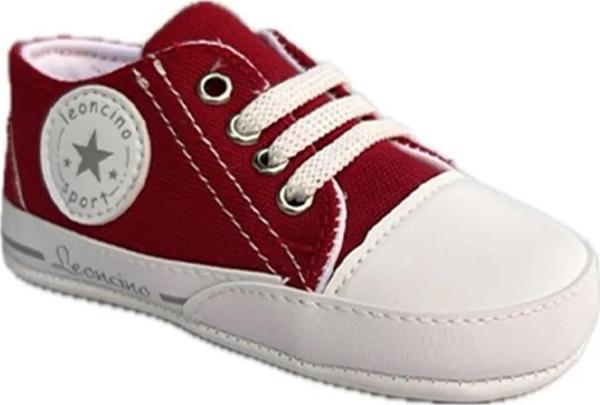LEONCINO 18-19 BAĞCIKLI PATİK AYAKKABI KIRMIZI - Image 1
