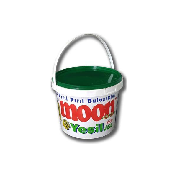 Moon Limon Kokulu Yeşil Elde Bulaşık Jeli - Jel Deterjan - 1.3 Kg. - Bidon  - Image 1