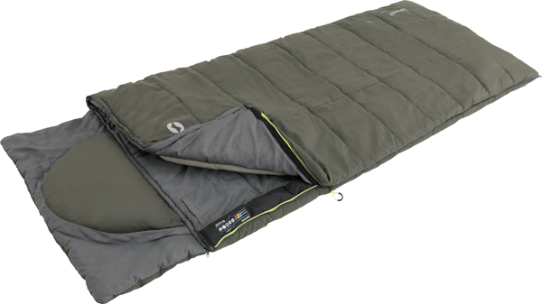 Outwell Contour Yazlık & Kışlık Taraflı -13°C Uyku Tulumu Dark Olive Sol - Image 1