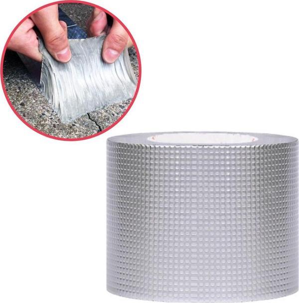 Folyo Kauçuk Bant Yapışkanlı Su Geçirmez Çatı Boru Tamir Bandı (2Metre x 10 Cm) - Image 1