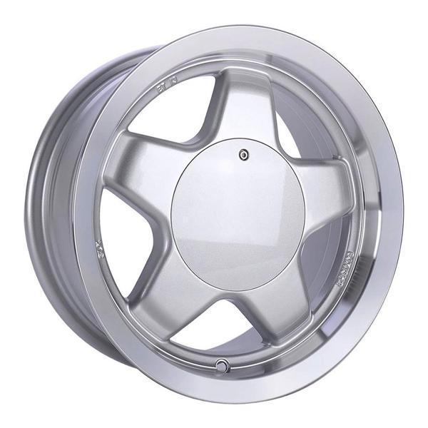 6 X 13 SLK-1617 4X98 ET13 58.6 SILVER LIP MACHINE - Image 1