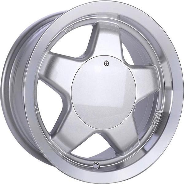 6 X 13 SLK-1617 4X98 ET13 58.6 SILVER LIP MACHINE - Image 1