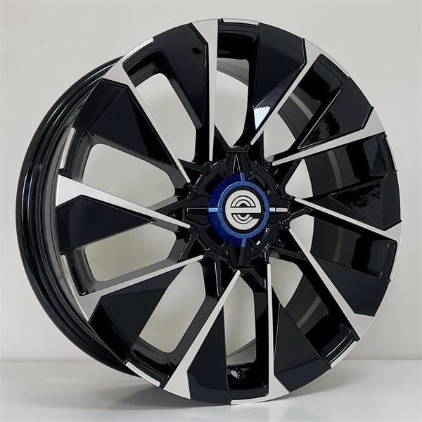 6.5 X 16 EXP-HLN0001 4X100 ET37 60.1 BLACK MACHINED XL - Image 1
