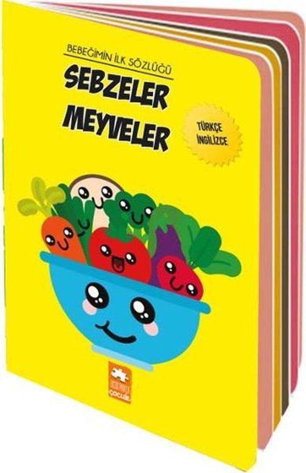 Bebeğimin İlk Sözlüğü Sebzeler Meyveler - Eksik Parça Yayınları - Image 1