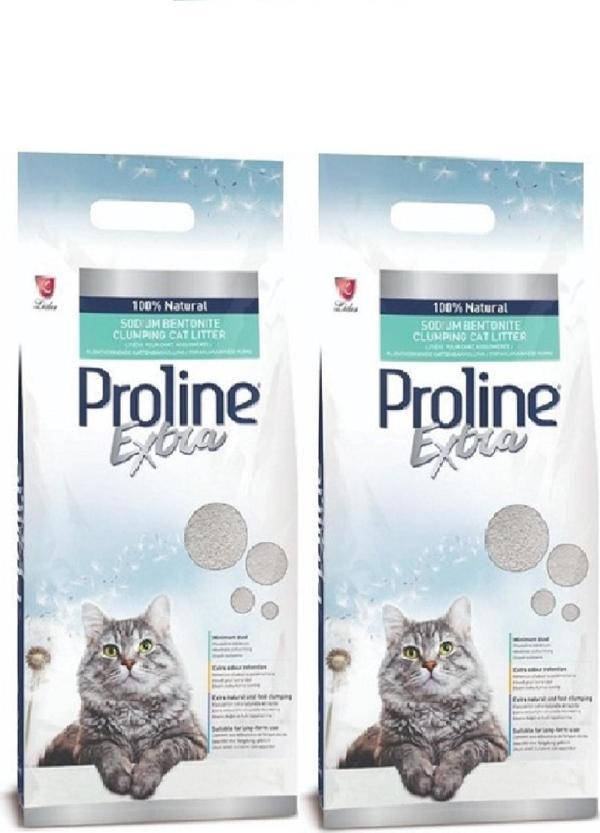 Proline Extra Sodium Bentonite İnce Taneli Kedi Kumu 10 kg x 2 Adet - Image 1