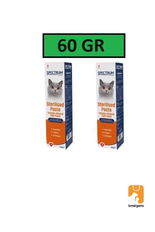Spectrum Kısırlaştırılmış Kediler İçin Vitamin Ve Mineralli Malt Macunu 30Gr X 2 Adet - Image 1