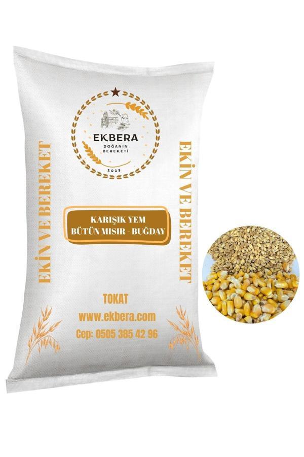 Ekbera - Bütün Mısır Ve Buğday Karışık Yem (Tavuk, Kaz, Ördek, Güvercin Vb.) - 5 Kg - Image 1