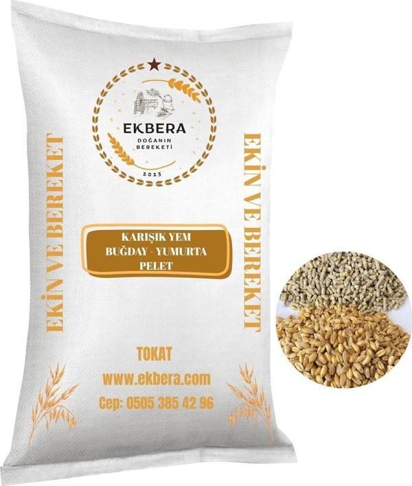 Ekbera - Yumurta Pelet Yemi Ve Buğday Karışımı (Tavuk, Kaz, Ördek Vb.) - 3 Kg - Image 1
