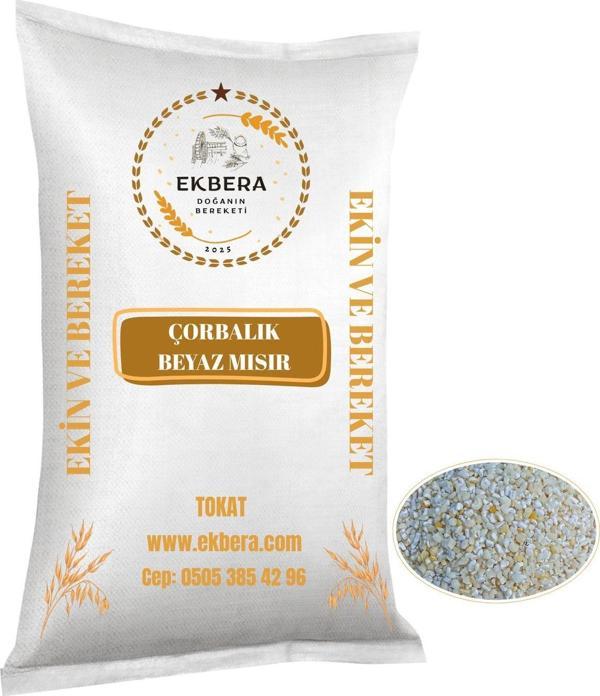 Ekbera Çorbalık Beyaz Mısır Katkısız - 1 Kg - Image 1