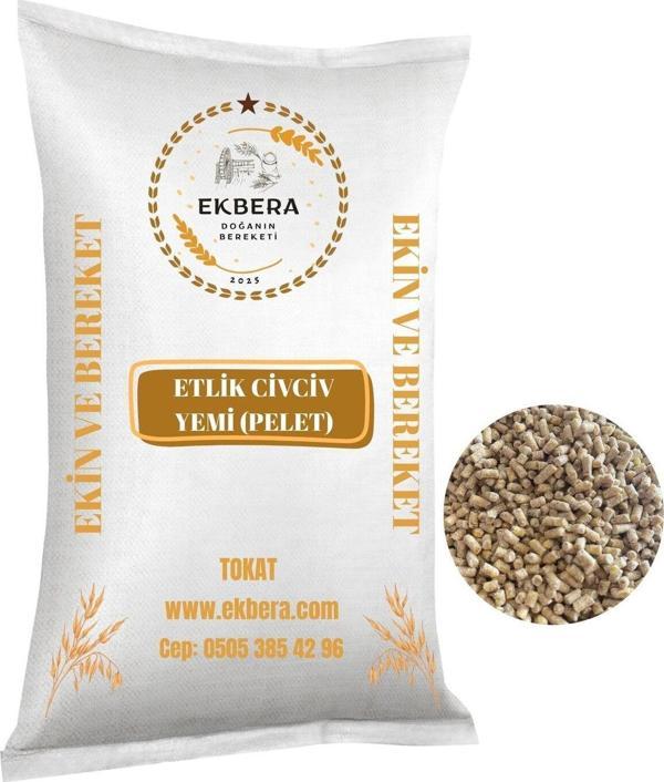 Ekbera Etlik Civciv Yemi (Pelet) 1 Kg – Hızlı Gelişim Ve Dengeli Beslenme - Image 1