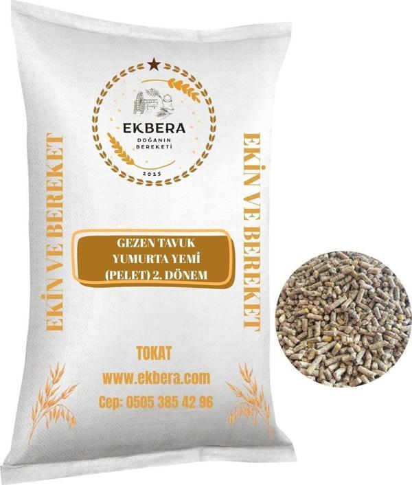 Ekbera Gezen Tavuk Yumurta Yemi (Pelet) - 2. Dönem - Tüm Kanatlılar İçin Uygun - 25 Kg - Image 1