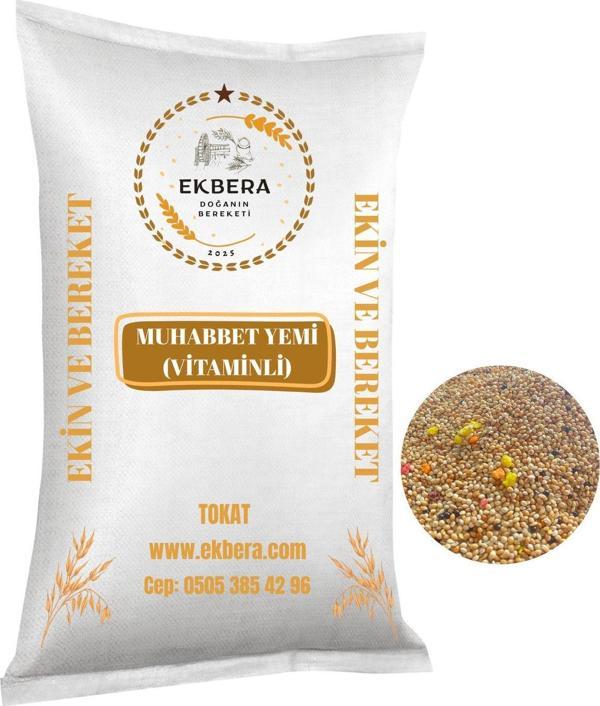 Ekbera Karışık Muhabbet Yemi – Vitaminli & Renkli – 1 Kg - Yeni Mahsül - Image 1