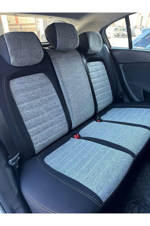 Atlas Oto Giyim Fiat Egea 2020 Üstü Ve Cross Modele Uygun Özel Dikim Koltuk Kılıfı Arka Koltuk 2 Parça - Image 1