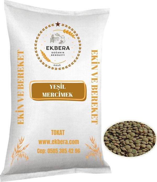 Ekbera Yerli Yeşil Mercimek – 3 Kg - Image 1