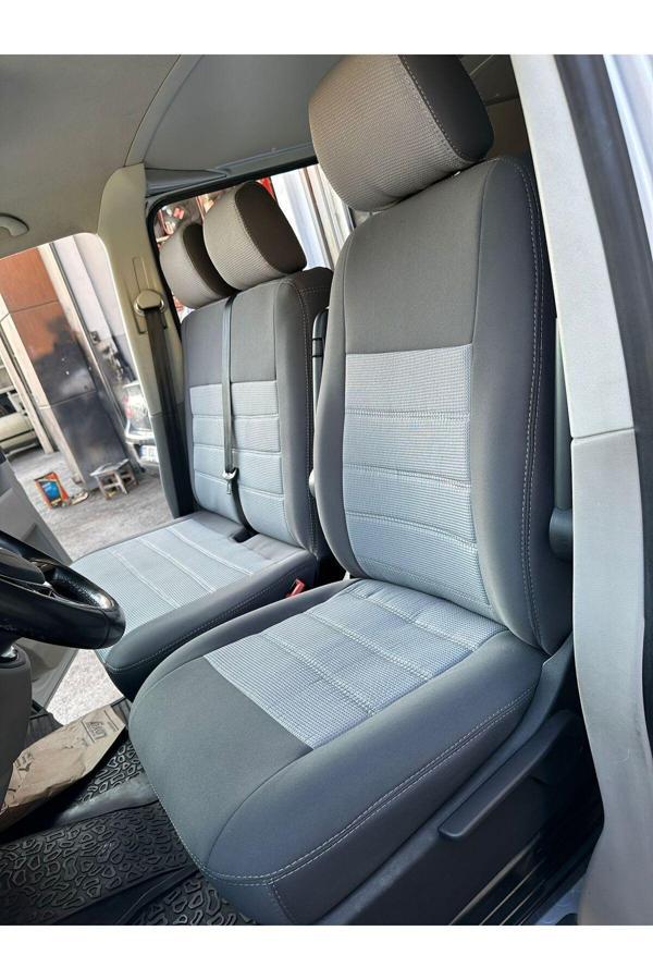 Atlas Oto Giyim Volkswagen Transporter 5+1 Kumaş Araca Özel Dikim Koltuk Kılıfı - Image 1