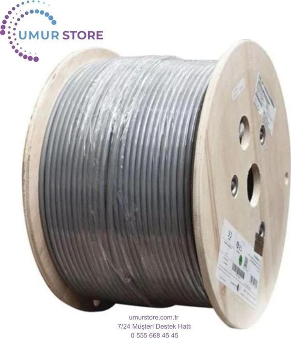 CAT5E Utp Bakır Lan Veri Kablosu 305MT 23 Awg Gri Pvc - Image 1