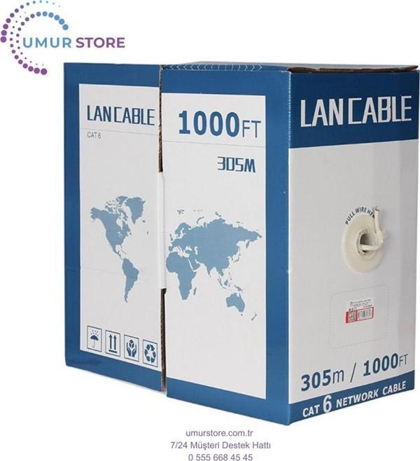 Cat6 305 Metre 23 Awg Utp Cu %100 Bakır 0.41 mm - Image 1