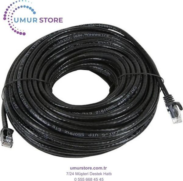 15M (50FT) Cat6 Lan Patch Ethernet Kablo 24AWG 550 Mhz Örgülü - Image 1