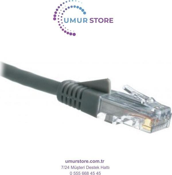 Cat6 Utp (1 Metre) Lsoh Gri 4X2X24 Patch Kablo - Image 1