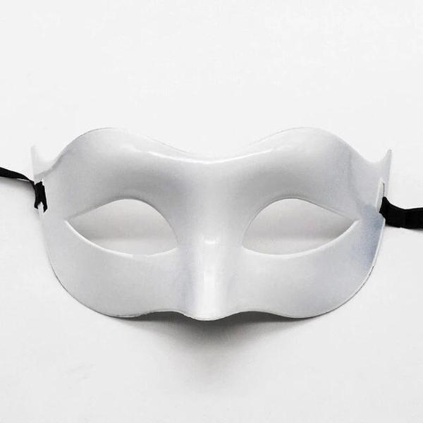 Nessiworld   Beyaz Renk Masquerade Kostüm Partisi Venedik Balo Maskesi - Image 1