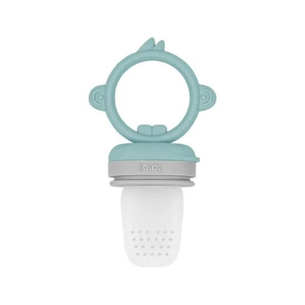 Nessiworld  Silikon Püre Meyve Sebze Emziği Aqua Green / Powder Grey - Image 1