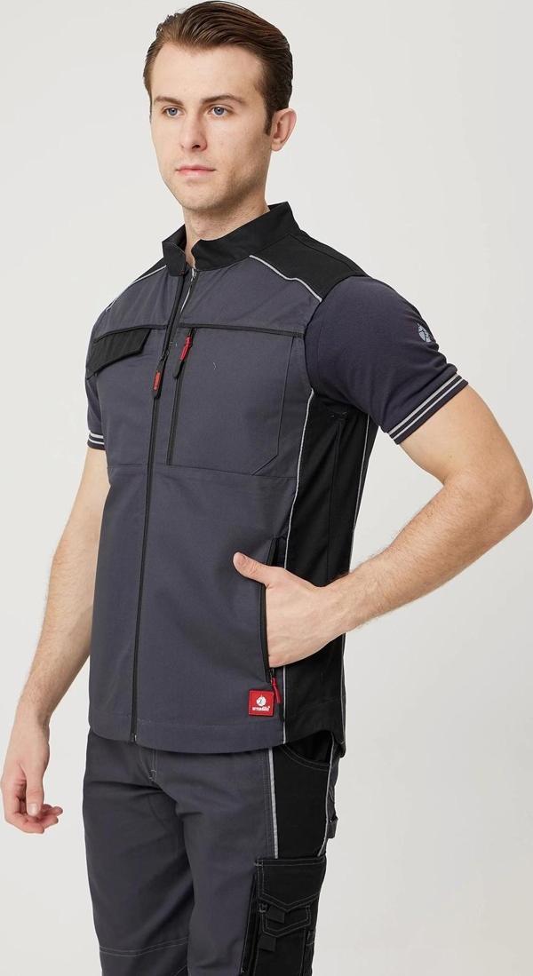 Yazlık İş Yeleği Polyester Gabardin Allium Outdoor Yelek Hafif Nefes Alabilir Fonksiyonel Cepli - Image 1
