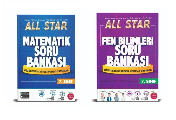 Newton Yayınları 7. Sınıf All Star Matematik Fen Bilimleri Seti - Newton Yayınları - Image 1