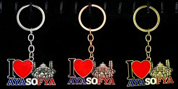 Metal Ayasofya Anahtarlık Alk2199 - Image 1