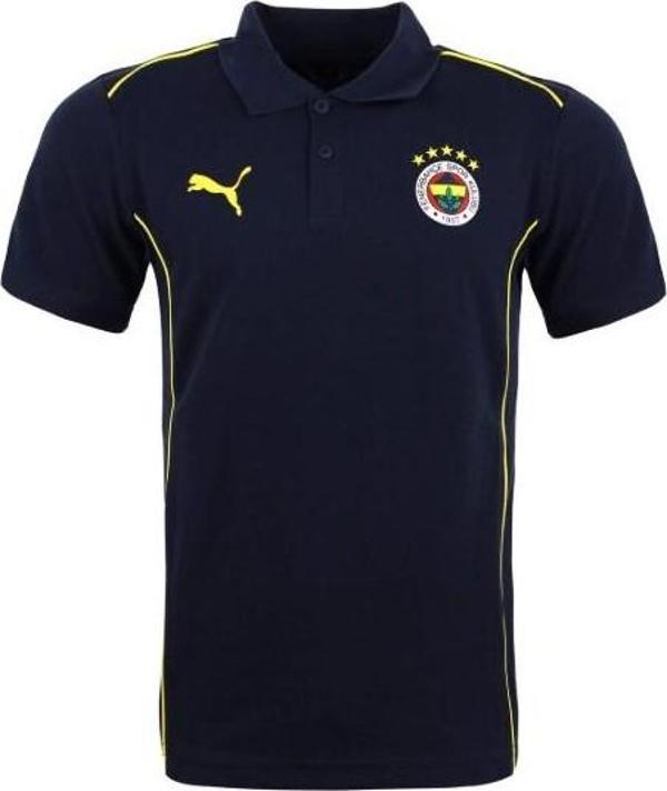 Fenerbahçe Orijinal Lisanslı 2024/25 A Takım Polo Yaka Gri T-Shirt - Image 1