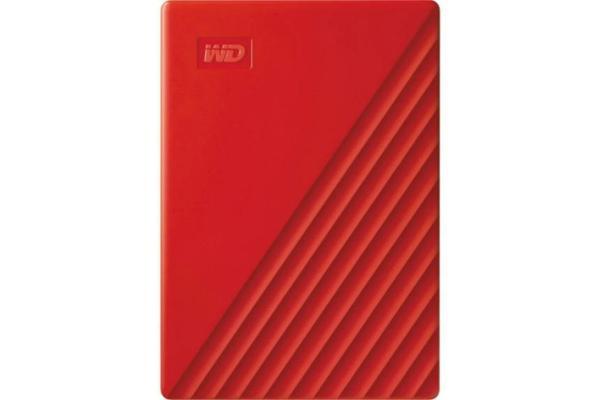 WD My Passport 6TB 2.5 inc USB 3.2 Kırmızı Taşınabilir Disk WDBR9S0060BRD-WESN - Image 1