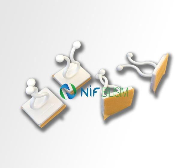 Nif 20 adet Sarmaşık Çiçek Tutucu Duvar Tutturma Aparatı Yapışkanlı Bitki Klipsi Tutucu Düzenleyici Kelebek Tutucu - Image 1