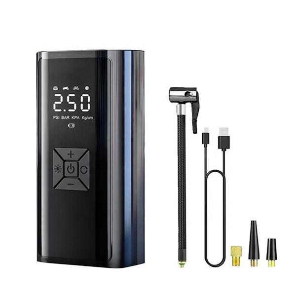 Şarjlı Dijital Göstergeli 120W 150 PSI Lastik Hava Pompası Lastik Kompresör - Image 1