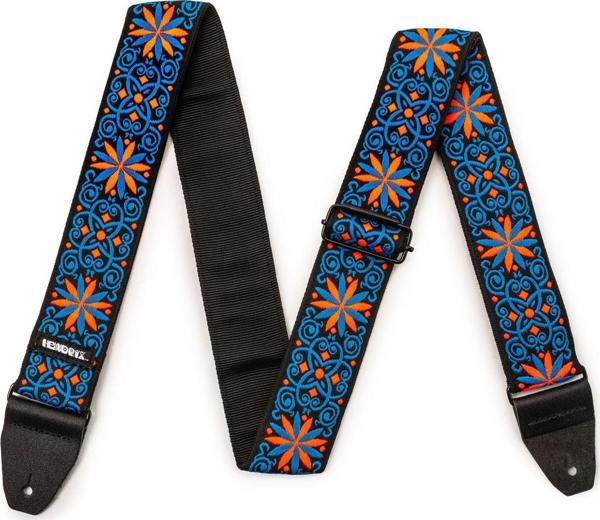 Jim Dunlop JH25 Jimi Hendrix Blacklight Fillmore Blue Gitar Askısı - Image 1