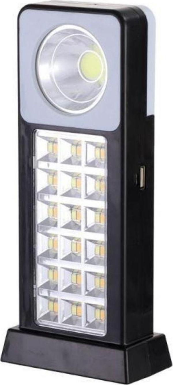 BUFFER®  Güneş Enerjili veya USB Şarj Edilebilir Acil Durum Işığı 3W - Image 1